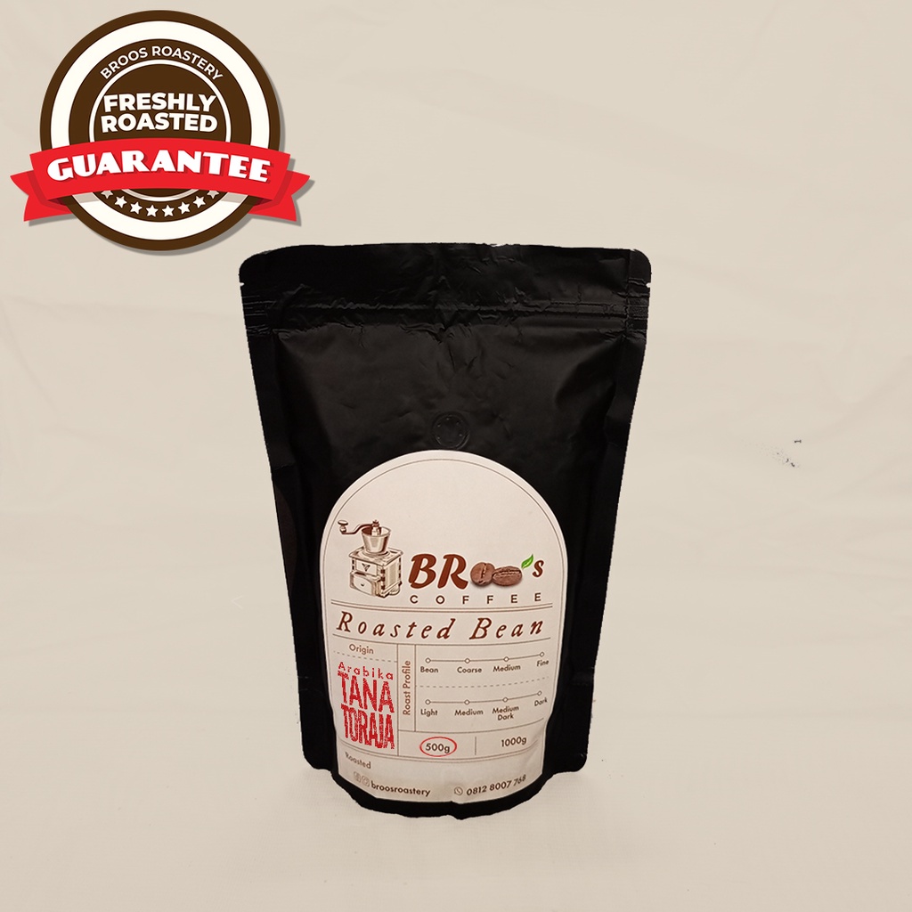 

Kopi Arabika Tana Toraja Broos Roastery 500 Gram