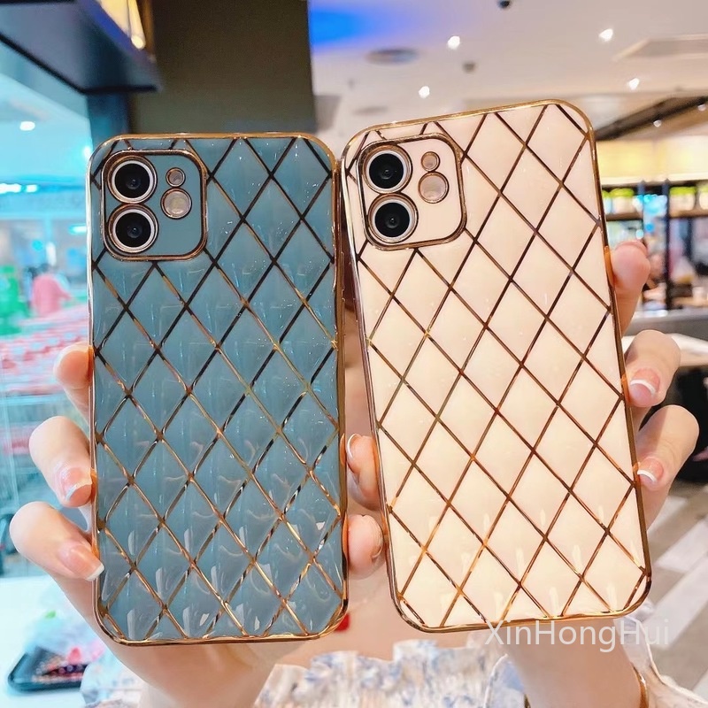 Soft Shell Bergaris Berkualitas Tinggi Cocok Untuk Iphone 7 8 Plus X Xs 11 12 Pro MAX Cakupan Penuh Penutup Pelindung Anti Jatuh