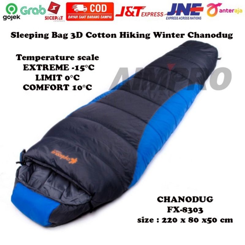 sleeping bag dacron second belum pernah dipakai