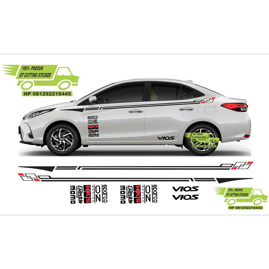 sticker toyota vios sticker list vios stiker mobil vios sticker cutting body vios sticker sedan vios