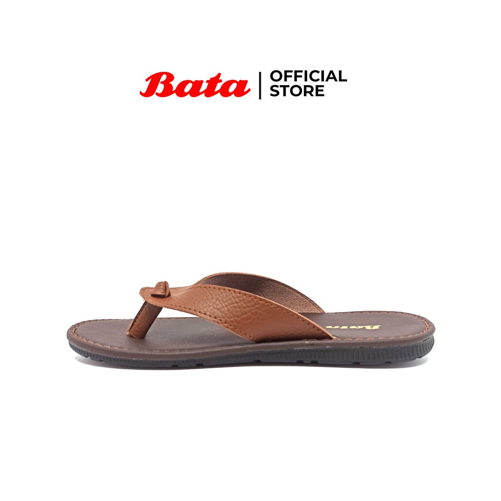 Bata Sandal Pria Slav Brown - 8714178