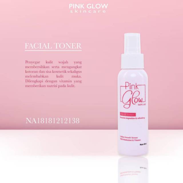 pink face toner