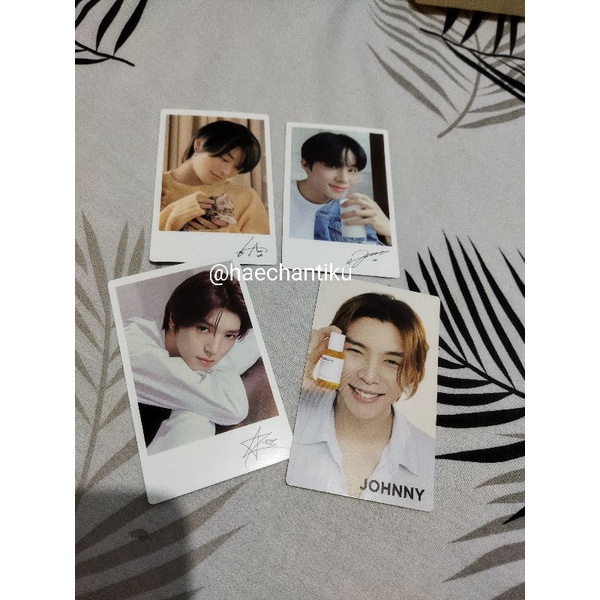 WTS PHOTOCARD PC POLA NATURE REPUBLIC NATREP NCT 127 JOHNNY TAEYONG YUTA JUNGWOO