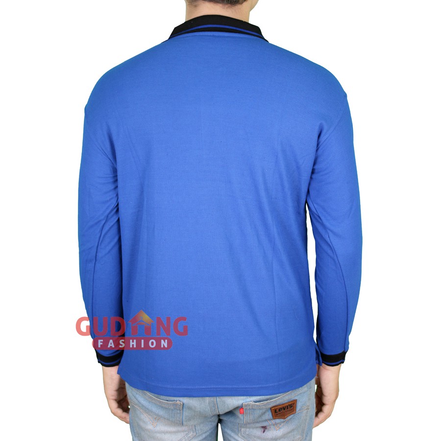 Polo Shirt Pria Lengan Panjang PLS 44