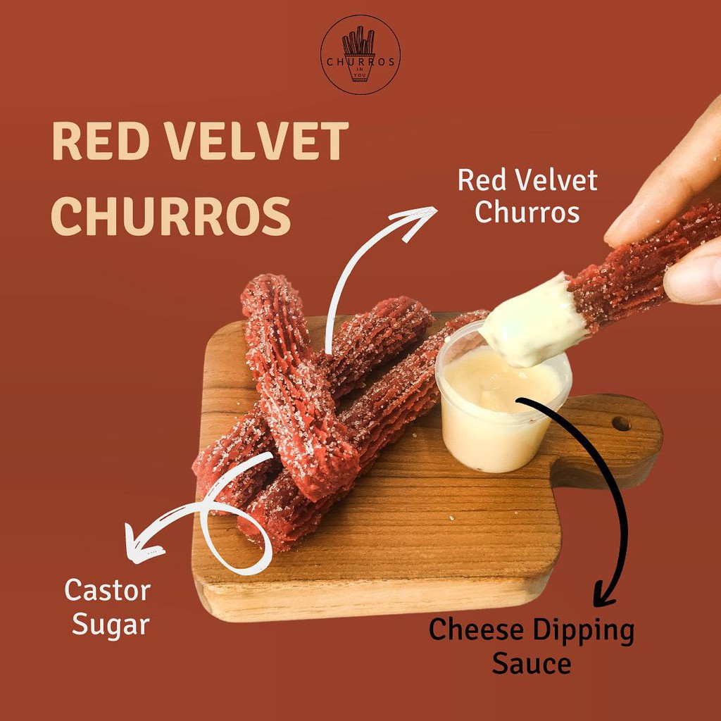 

Red Velvet Churros Frozen