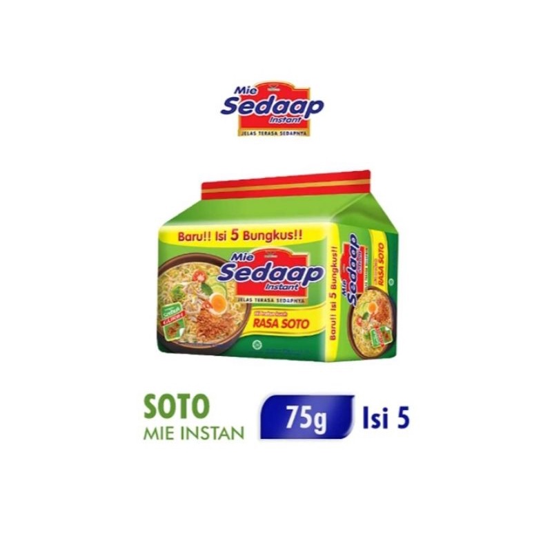 

Sedaap Mie Instant Soto 5 x 75 g