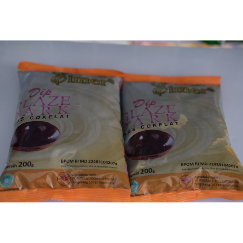 

DIP GLAZE ELMER DARK CHOCOLATE CELUPAN DONAT 200gr