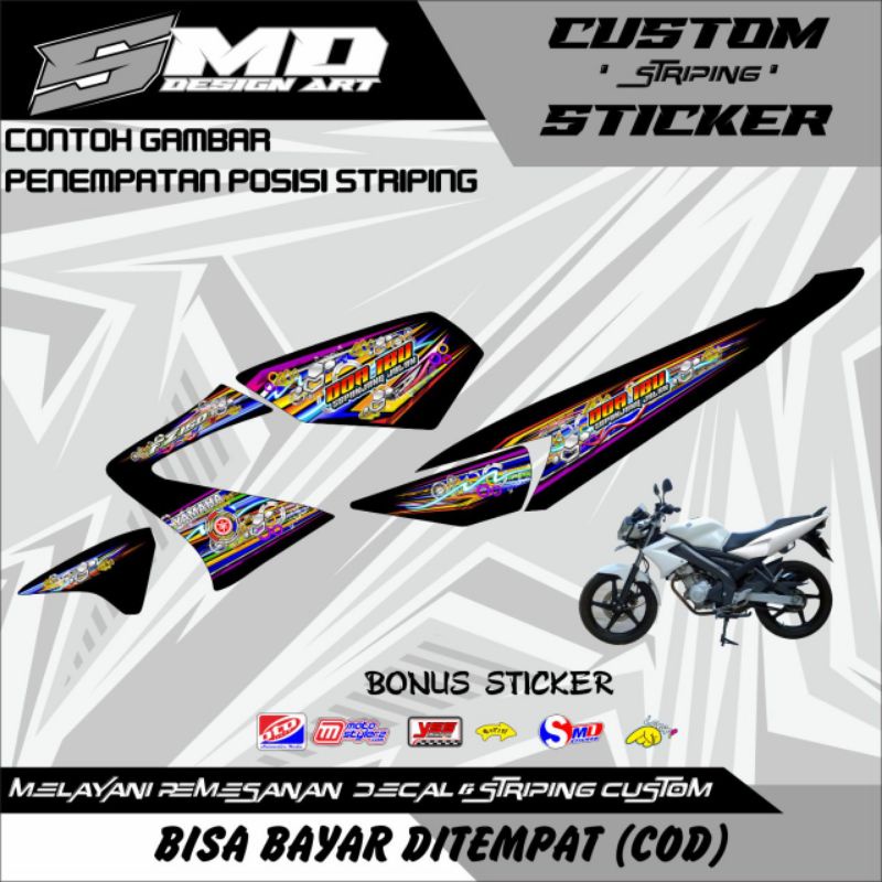 STRIPING VIXION OLD STICKER VIXION LAMA STRIPING MOTOR VIXION LAMA