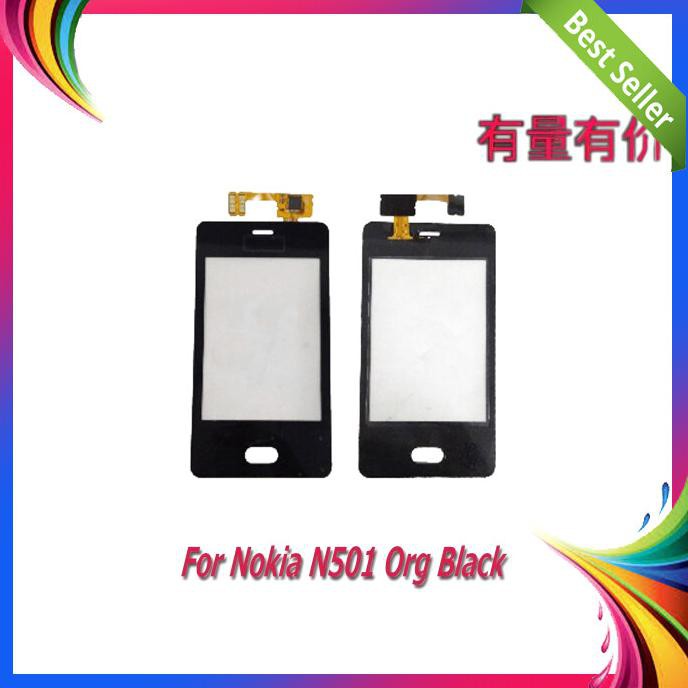 SPAREPART HP TOUCHSCREEN TS NOKIA N501 ORG BLACK TERLENGKAP