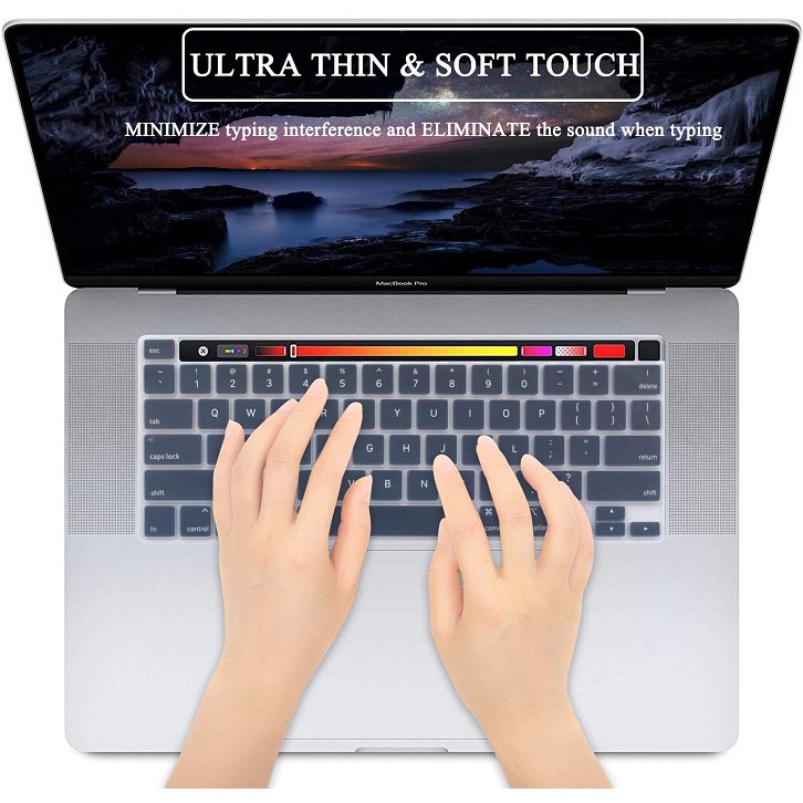 Silicone Keyboard Cover Protector Macbook Pro 13 inch M1 2020 Series A2289 A2251 A2338 dan New MacBook Pro 16 inch A2141 2020