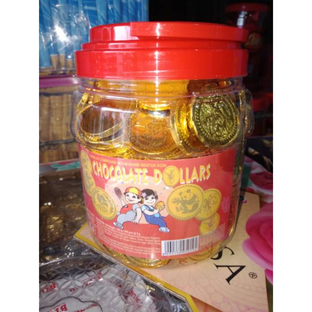 

Coklat dollars 600gram (200pcs)