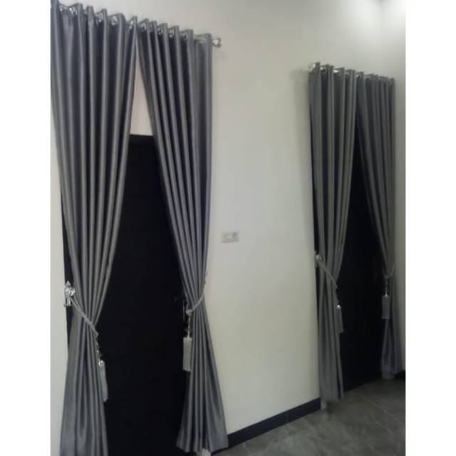 Gorden polosan blackout abu glossy