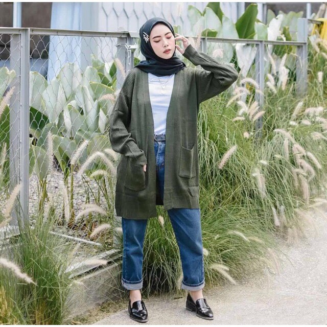  OUTER  CARDIGAN RAJUT  CARDIGAN MURAH VEGA CARDI RAJUT  