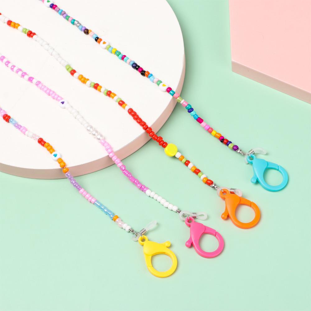 Lily Rantai Manik-Manik Akrilik Anak Anti Hilang Extender Letter Chain