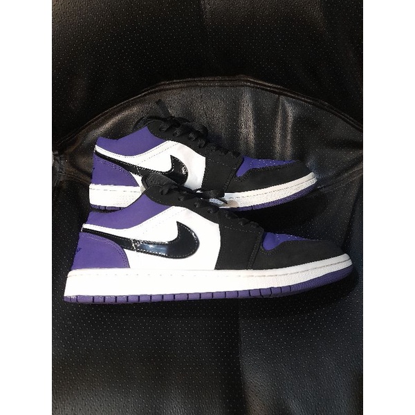 nike aj1 low  court purple size 44