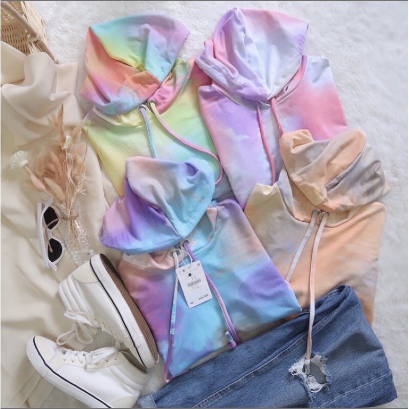 FIORRA ONESET TIE DYE BY CALAMARY (HANYA SWEATER NYA SAJA)