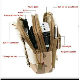 Sarung Dompet Tas Tempat HP serbaguna Tactical Outdoor Samsung Iphone Oppo Brandcode Prince