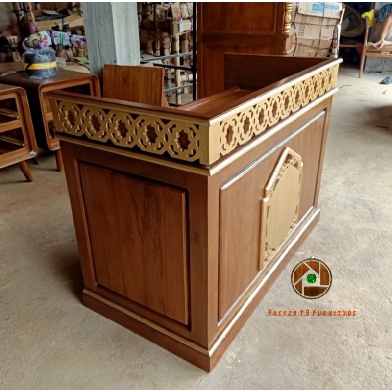Meja Lesehan ngaji kayu jati