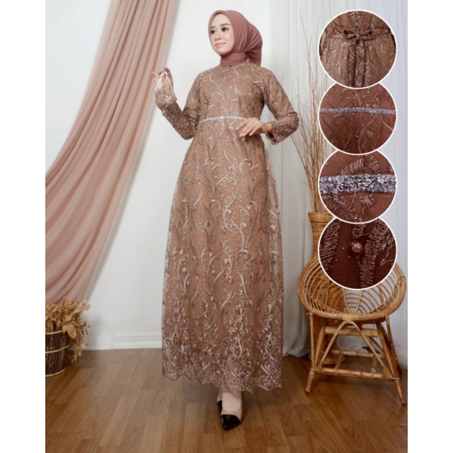 Gamis Tille Namira Busui / Baju Wisuda Kebaya Modern Dress / Kebaya Modern Muslim / Kebaya / Gamis Kebaya / Busui