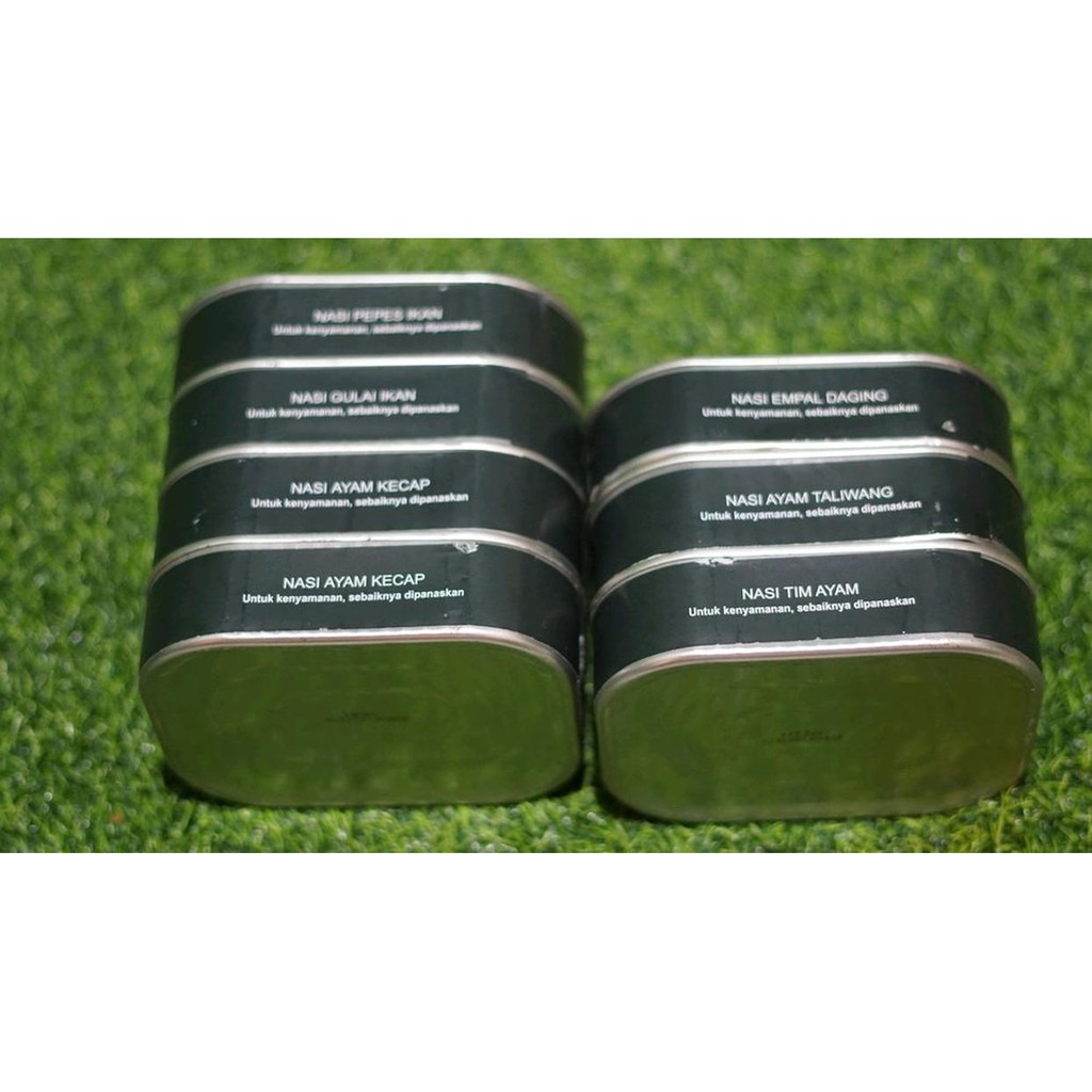 Ransum tni makanan kaleng emergency food makanan instan bukan bisku