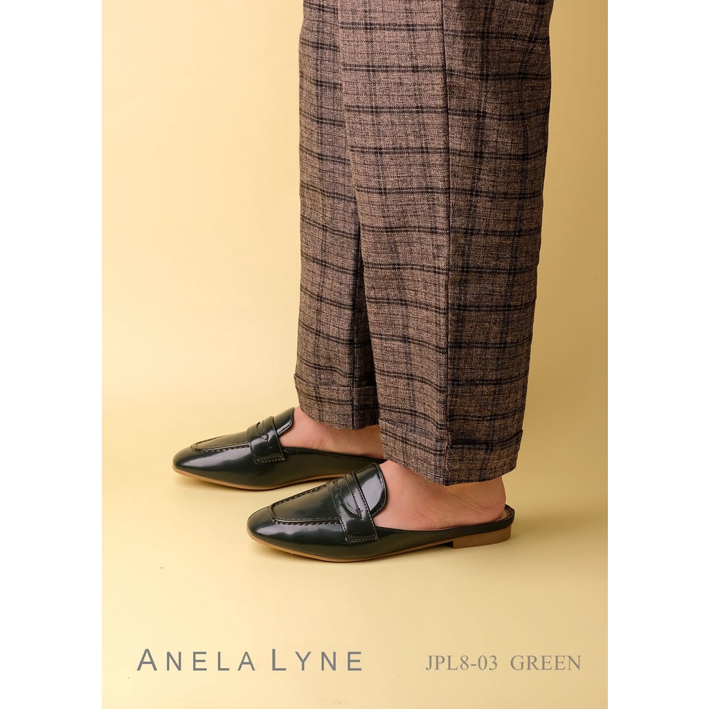 ANELA LYNE FLAT MULES BATHANY PL8-03 ORIGINAL