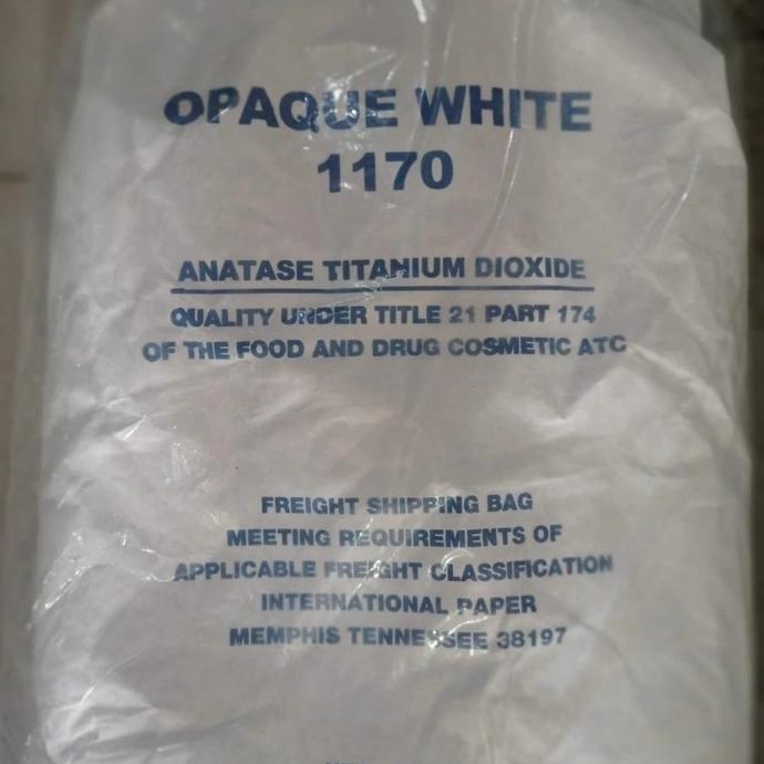

Opaque White 1170 25kg (1zak) / Pemutih Makanan Khusus JNE Trucking ---NEW---