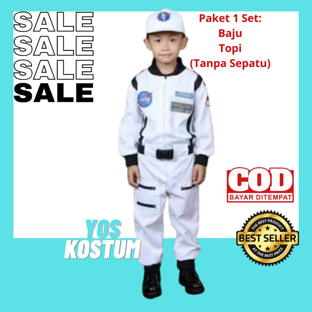 Kostum Profesi Anak Astronot Baju Seragam Kijang Nasa