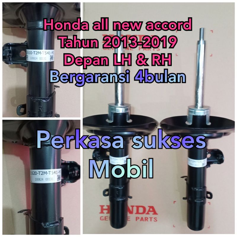 shockbreaker shock breaker sok breker honda all new accord depan tahun 2013 up