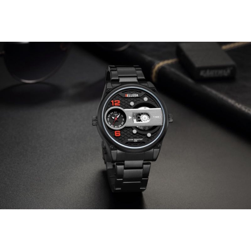 Jam Tangan pria Original Belleda 9008 Rantai jam tangan casual pria terbaru