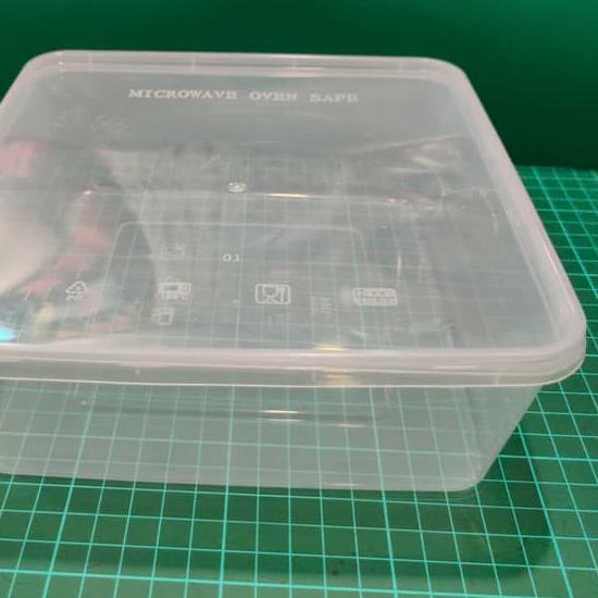 ☛ 1 ( SATU) pack Thinwall 2000 ml (isi 25 pcs) food container box tempat kotak makanan plastik ♗