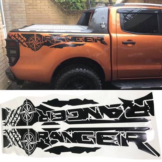 Stiker mobil ford ranger terbaru stiker cutting mobil ranger terlaris promo striker mobil ranger