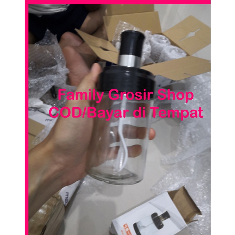 BOTOL KACA BUMBU DAPUR KOPI GULA SERBAGUNA DENGAN TUTUP SENDOK KEDAP UDARA