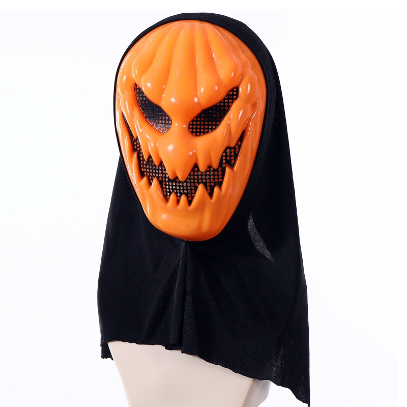 Zzz Topi Turban Model Labu Halloween Warna Oranye