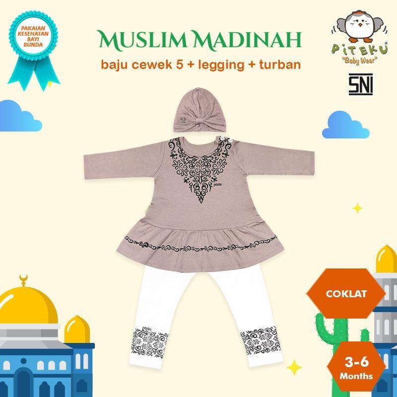 Piteku setelan muslim madinah+turban