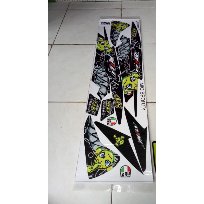 STRIPING LIS VARIASI MOTOR MIO SPORTY