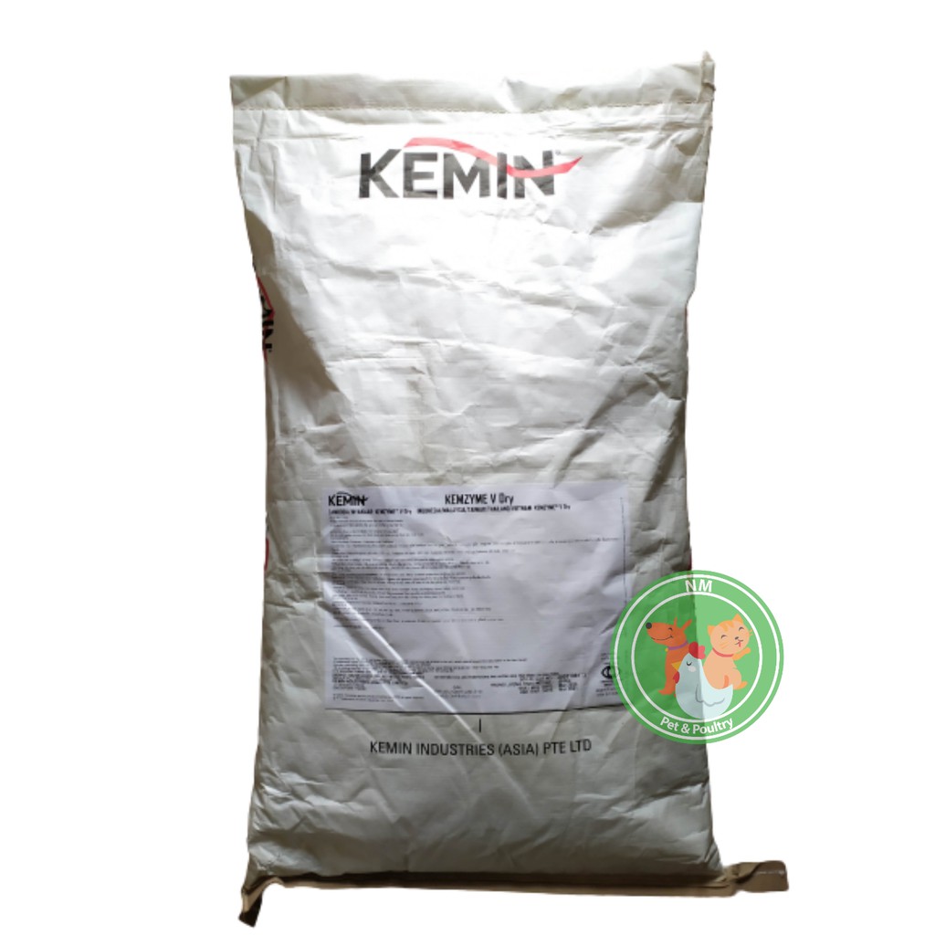 Multi Enzim Kemzyme V Dry 1 kg - enzim pencernaan ayam udang ikan babi