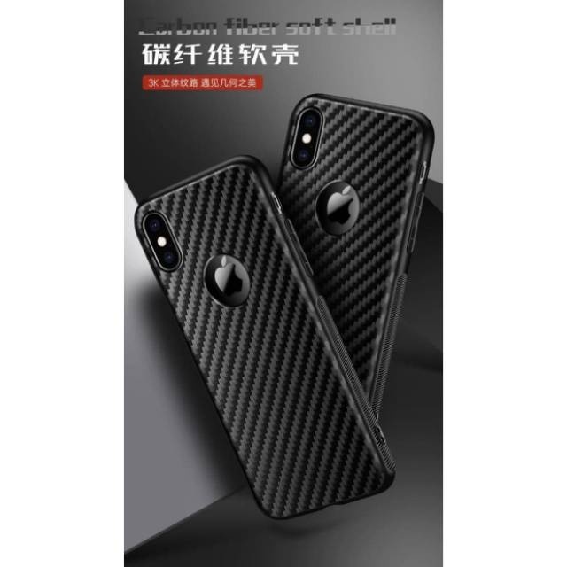 Silicone Slim Fit Full Carbon Fiber Iphone 7 8 7+ 8+ Se2 X XR XS MAX 11 12 pro max mini Case Cover