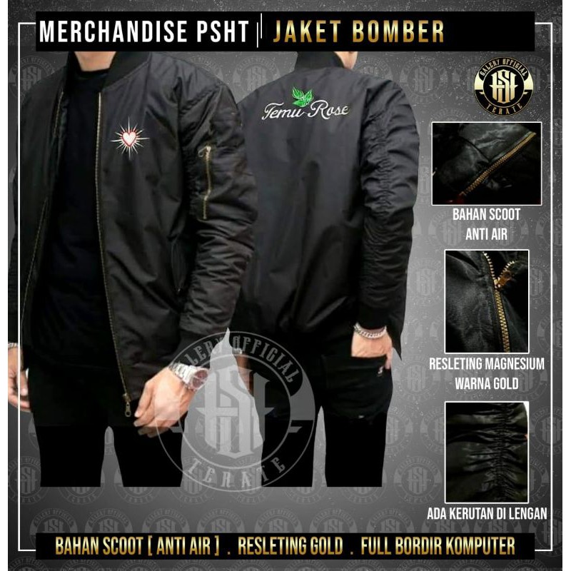 JAKET PSHT-JAKET TERATE MOTIF BOMBER PSHT-JAKET BOMBER MOTIF TEMUROSE