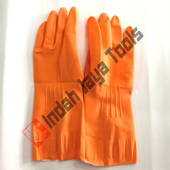FREDER Sarung Tangan Karet Orange