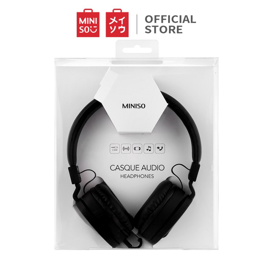 HEADPHONE MINISO QUALITAS JEPAN/MINISO HEADSET ORIGINAL CASQUE AUDIO