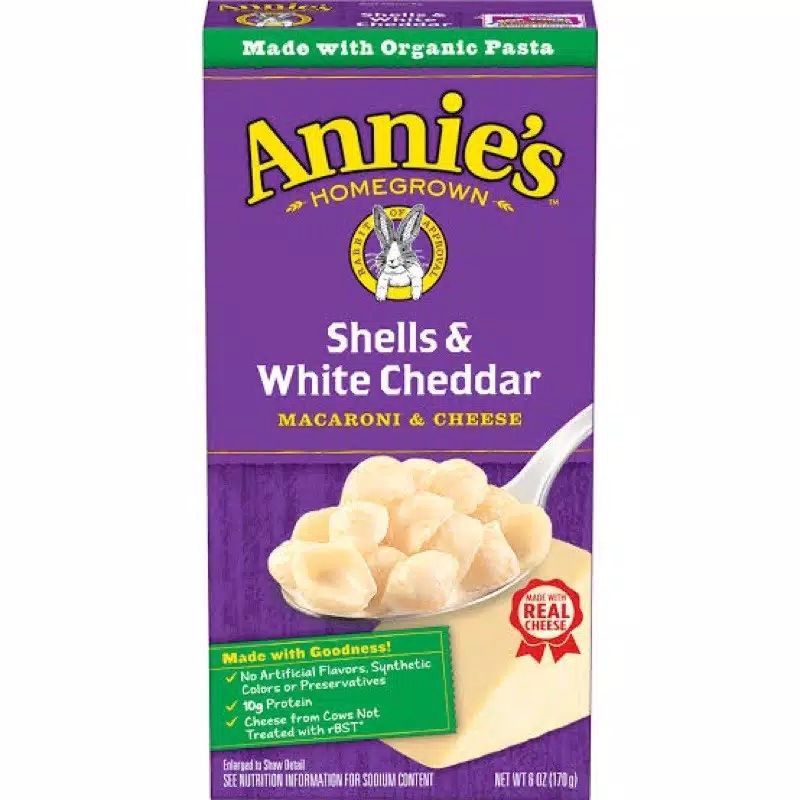 Annies Pasta Shells White Cheddar