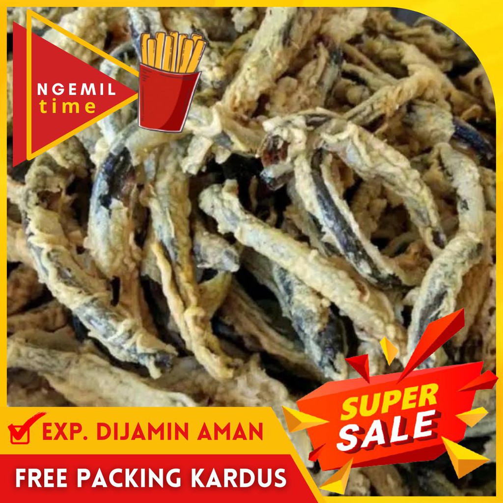 

Keripik Belut 100gram Makanan Ringan Enak Camilan Halal Snack Kiloan Cemilan Murah