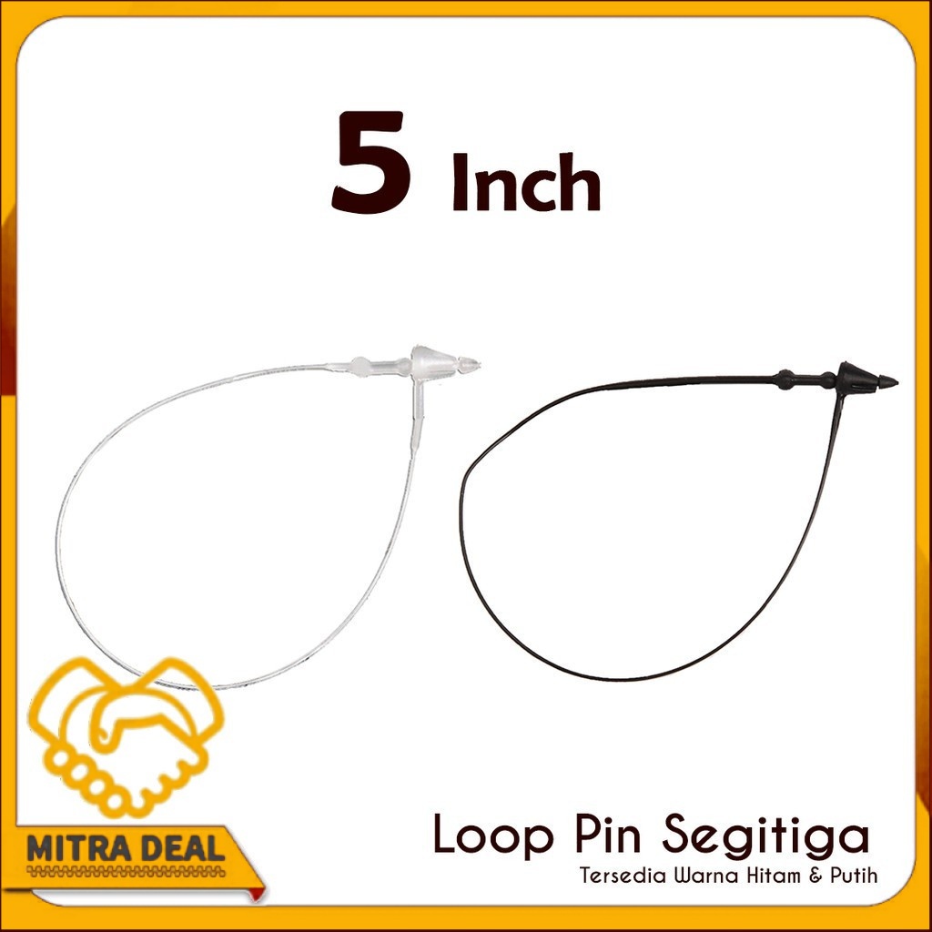 [COD] LOOP PIN / LOCK PIN KERUCUT / STRING PIN SEGITIGA 5 INCH