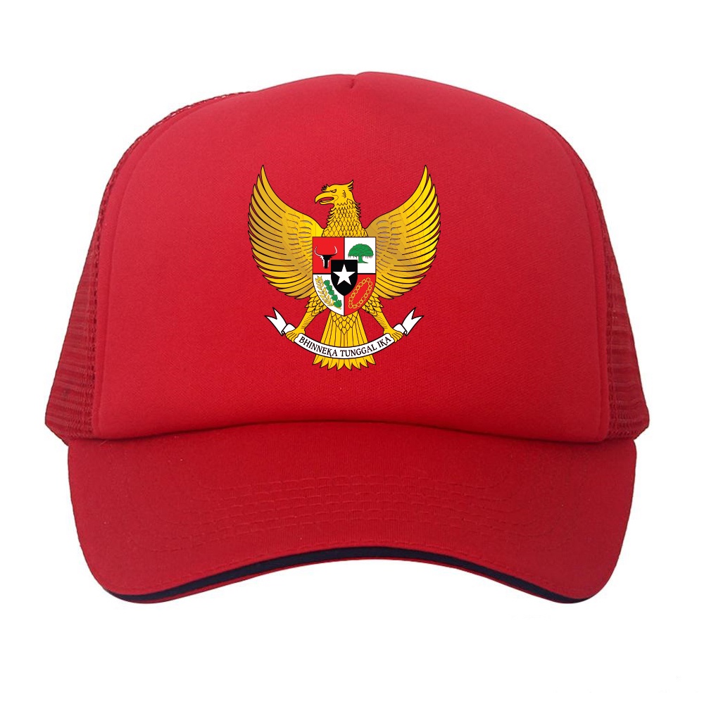 Topi Trucker Garuda Pancasila indonesia HUT