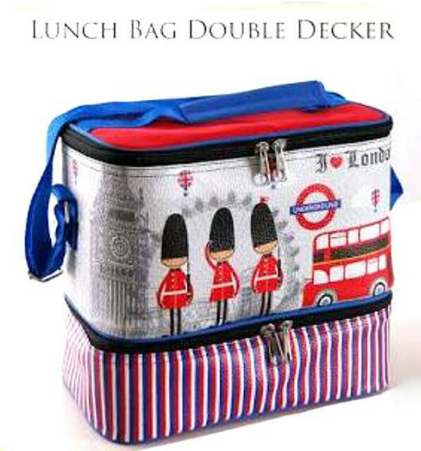 Free ongkir TAS BEKAL SERBAGUNA/ Lunch Bag Double Decker