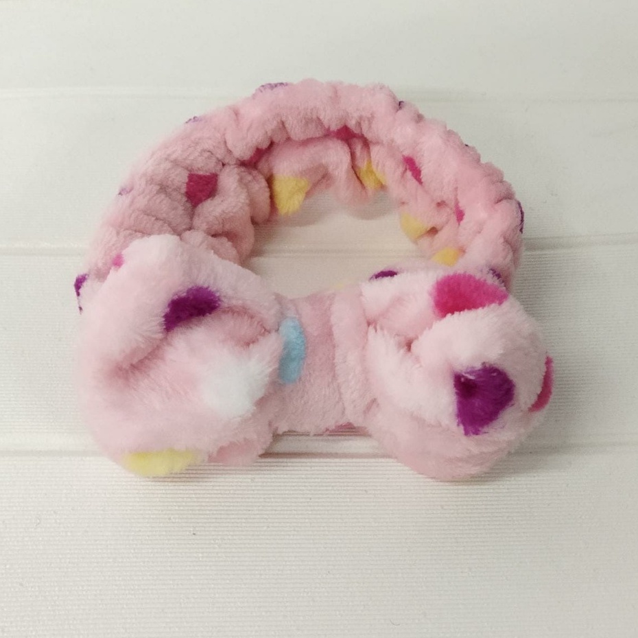 ⭐Bobastore⭐ Bando Korea Fashion Rambut Pita Bendo Elastis Wanita Rajut Anak Hairband Bandana Motif R027-BANDO MOTIF PITA 21