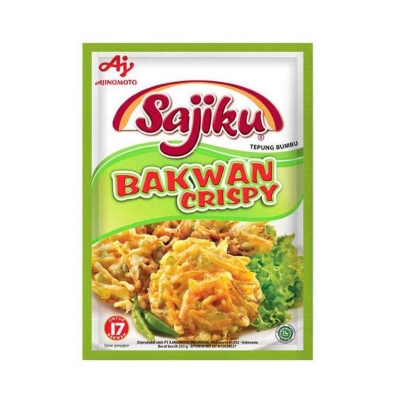 

Sajiku Tepung Bumbu Bakwan Crispy 225 g