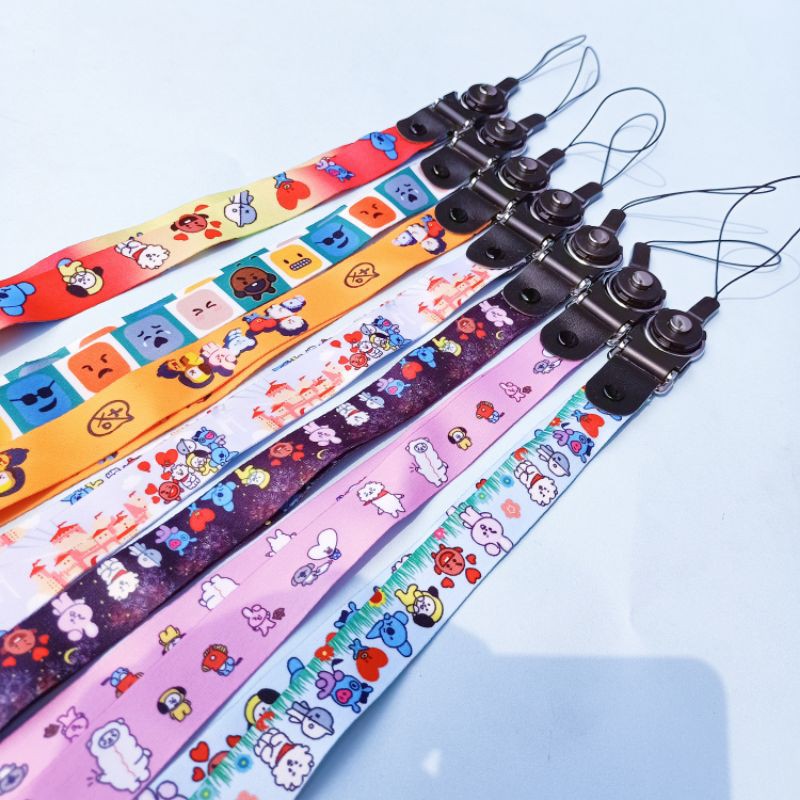 Gantungan Hp Tali Strap Lanyard BT21 Terbaru