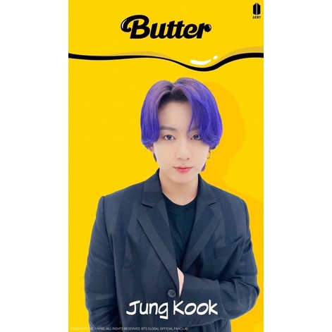 

STICKER CARD CUSTOM BTS BUTTER