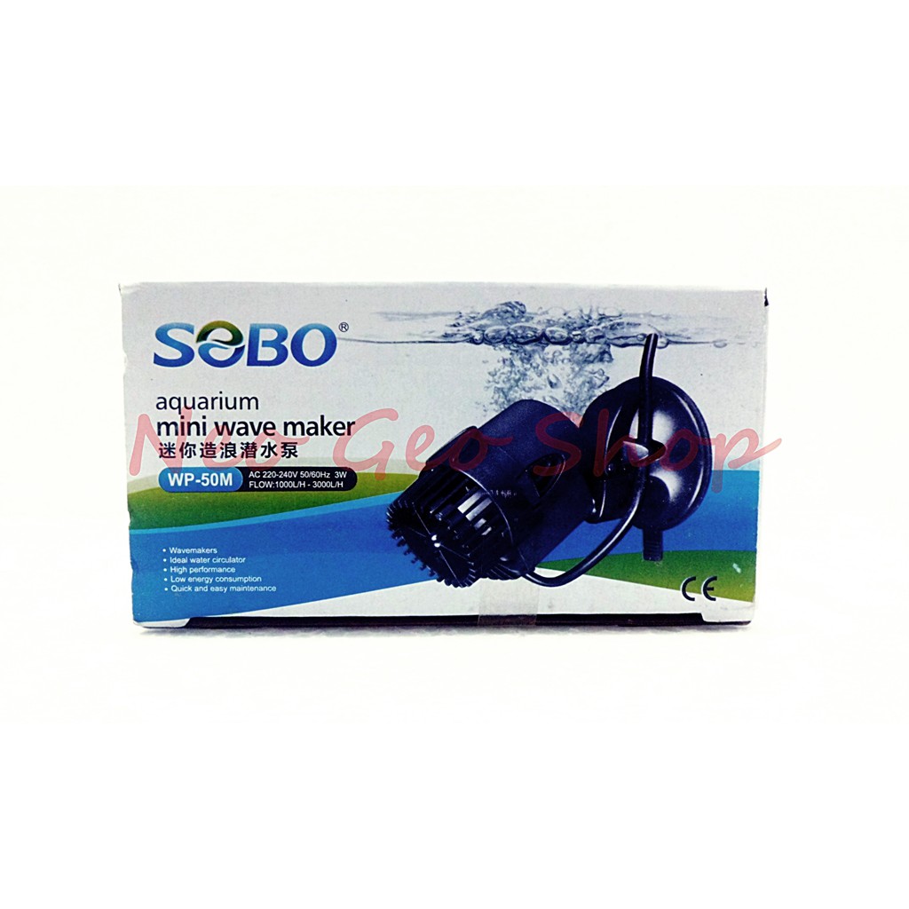 sobo sebo wp50 wp 50 mesin pompa gelombang ombak wave maker aquarium